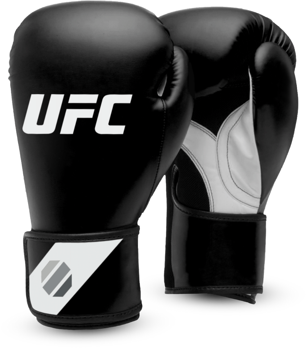 U F C Boxing Gloves Black PNG image