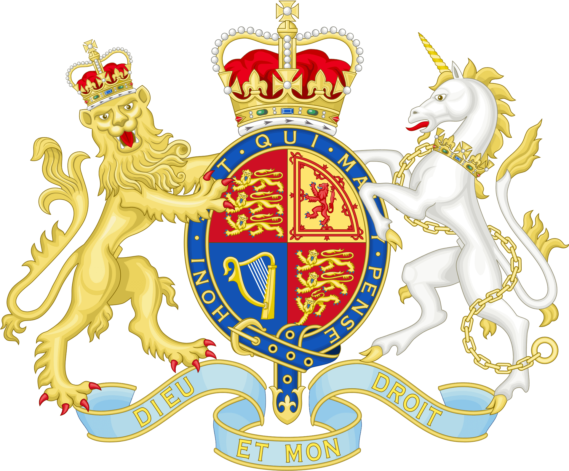 U K Royal Coatof Arms PNG image