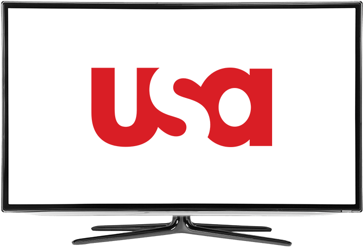 U S A Network Logoon Screen PNG image