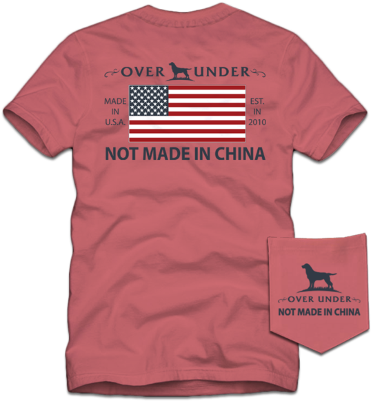 U S A Patriotic T Shirt Not Madein China PNG image