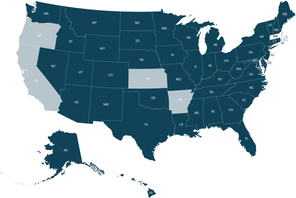 U S A States Map Dark Background PNG image