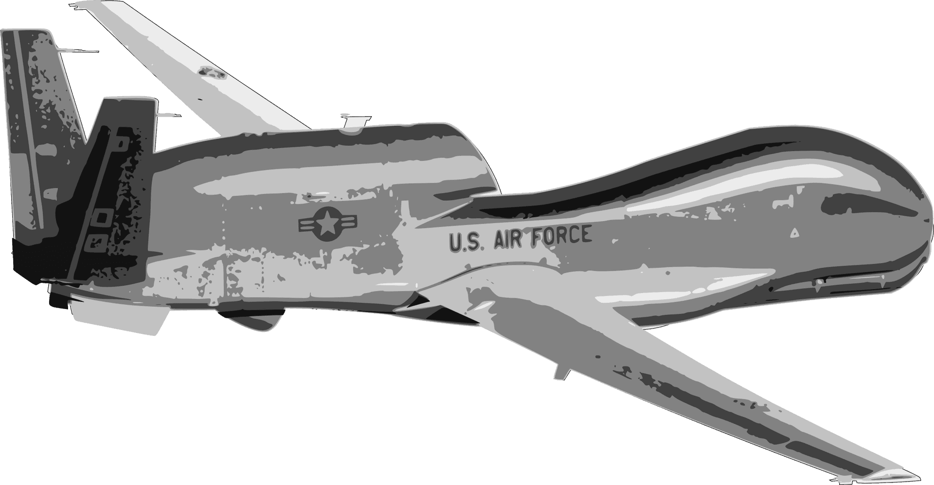 U S Air Force Jet Illustration PNG image