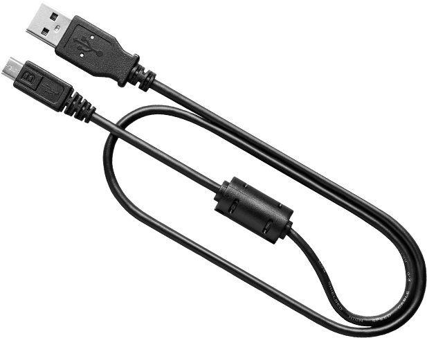 U S B Cable Black Background PNG image