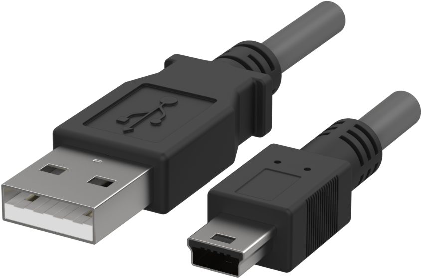 U S B Cable Connectors Isolated PNG image
