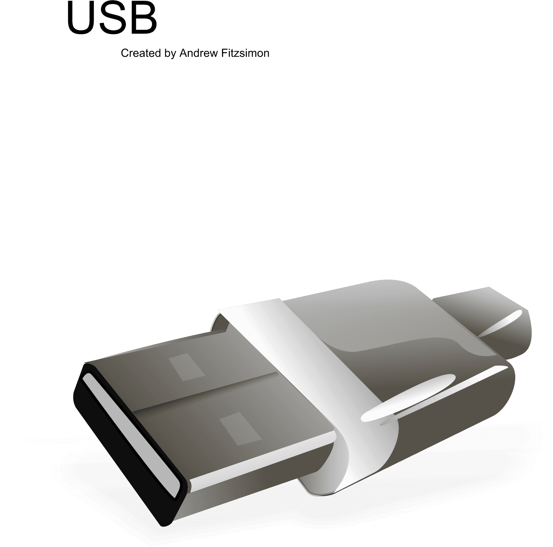 U S B Flash Drive Graphic PNG image
