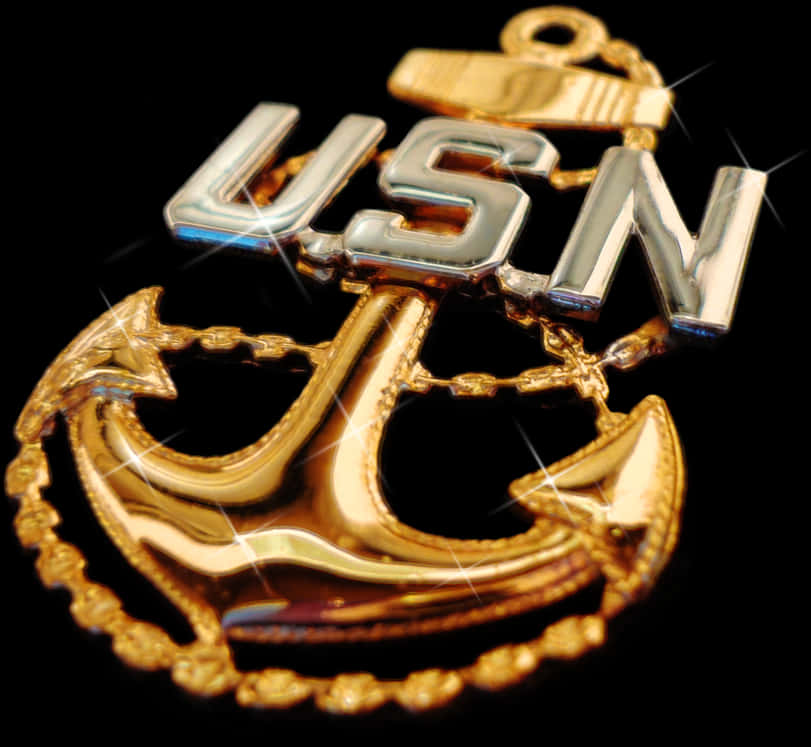 U S N Anchor Emblem PNG image