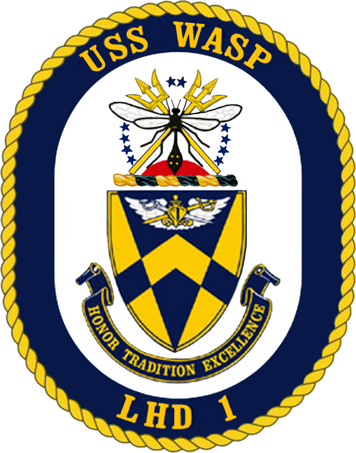 U S S Wasp Crest L H D1 PNG image