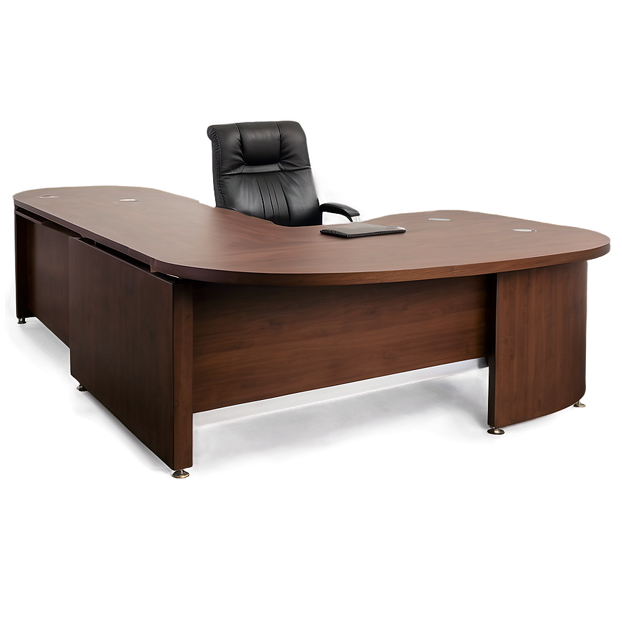 U-shaped Office Desk Png Men37 PNG image