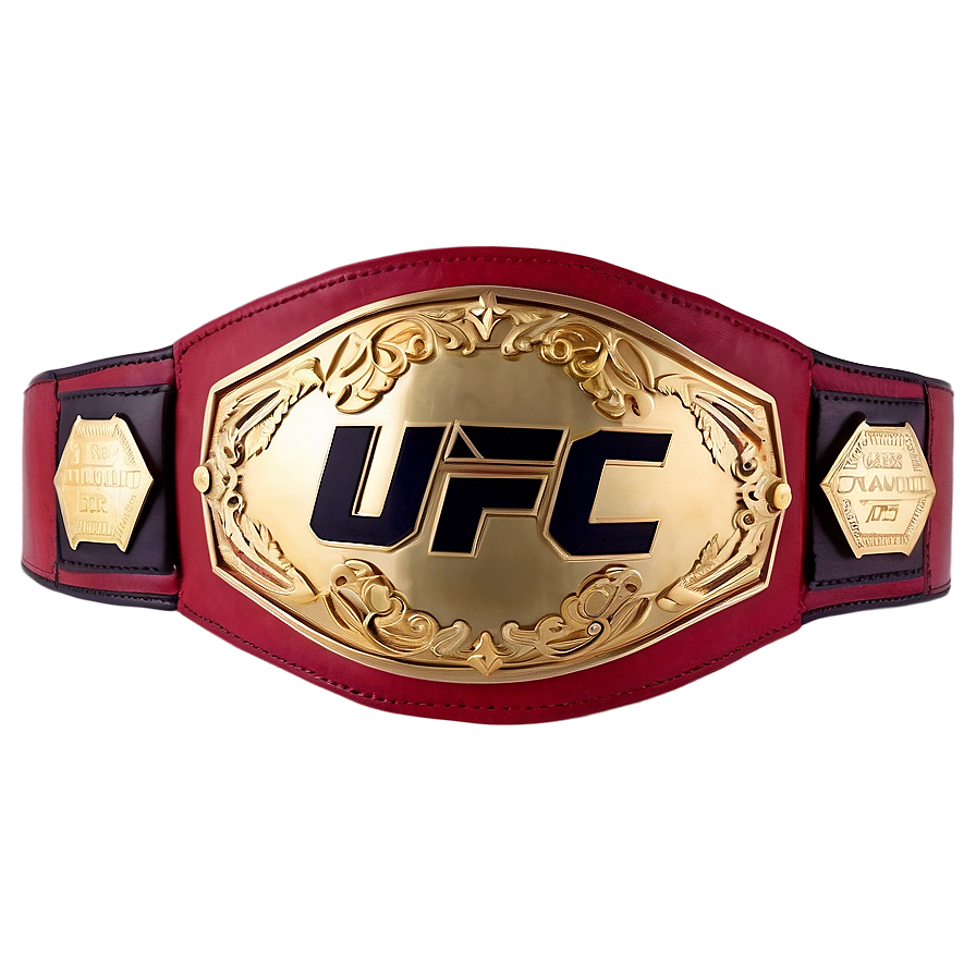 Ufc Fighter Championship Belt Png 35 PNG image