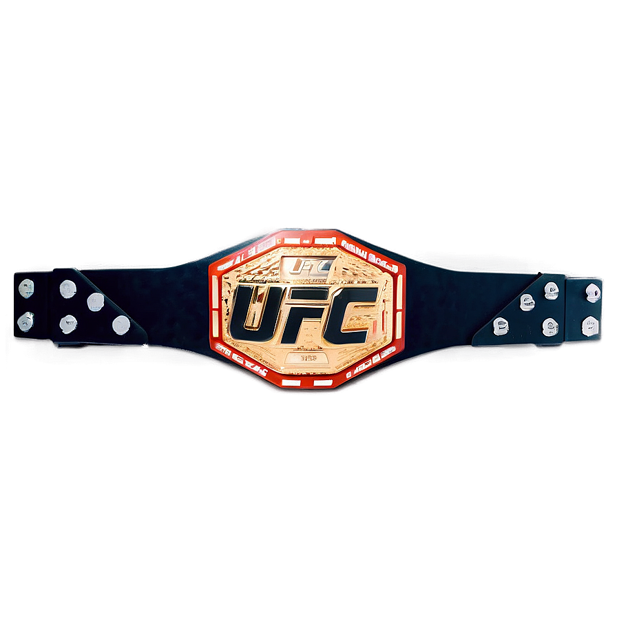 Ufc Winner's Belt Png Mfx PNG image