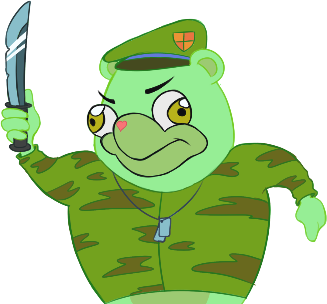 Ugandan_ Knuckles_ Military_ Version PNG image