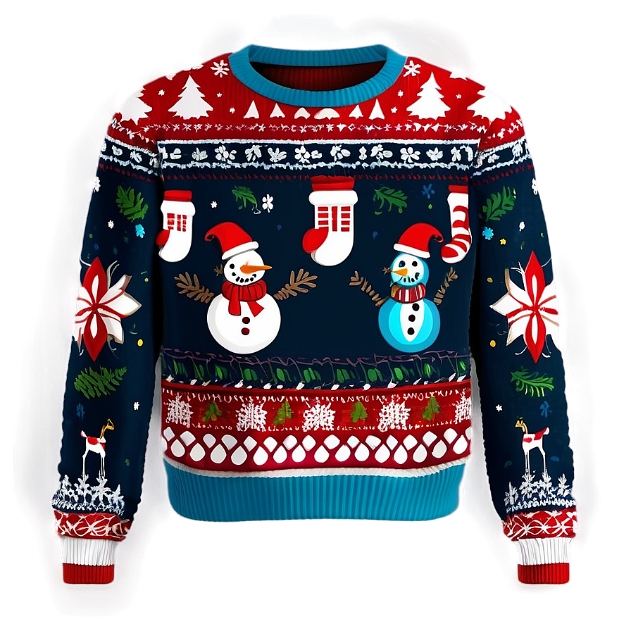 Ugly Christmas Sweater B PNG image