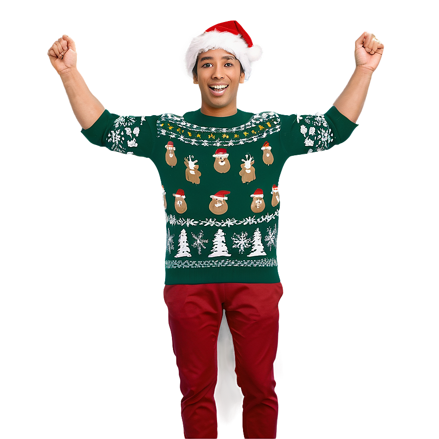 Ugly Christmas Sweater Contest Winner Png Joq21 PNG image