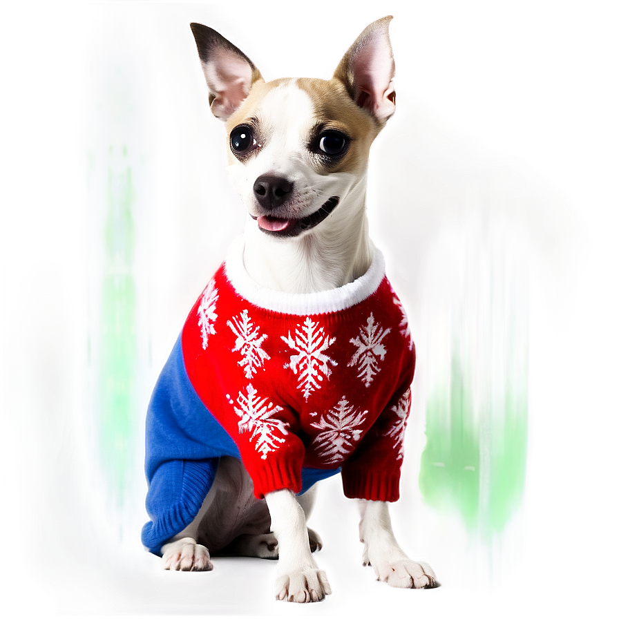 Ugly Christmas Sweater For Pets Png 30 PNG image