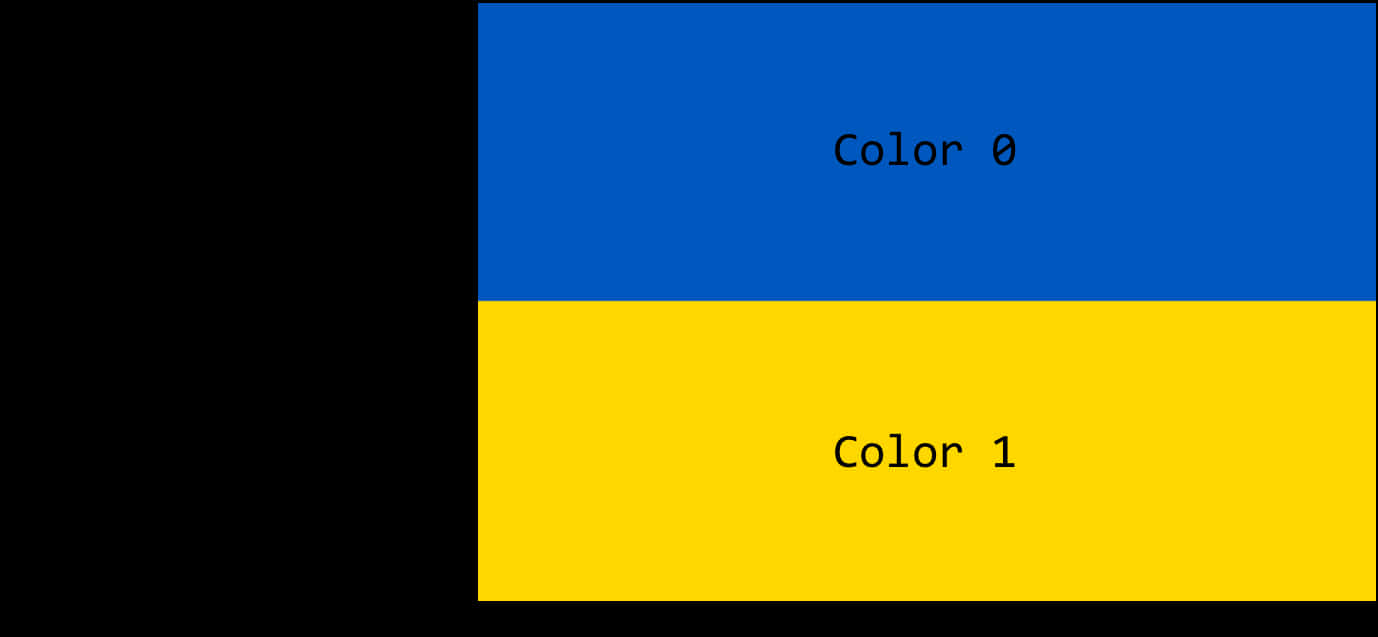 Ukraine Flag Color Analysis PNG image