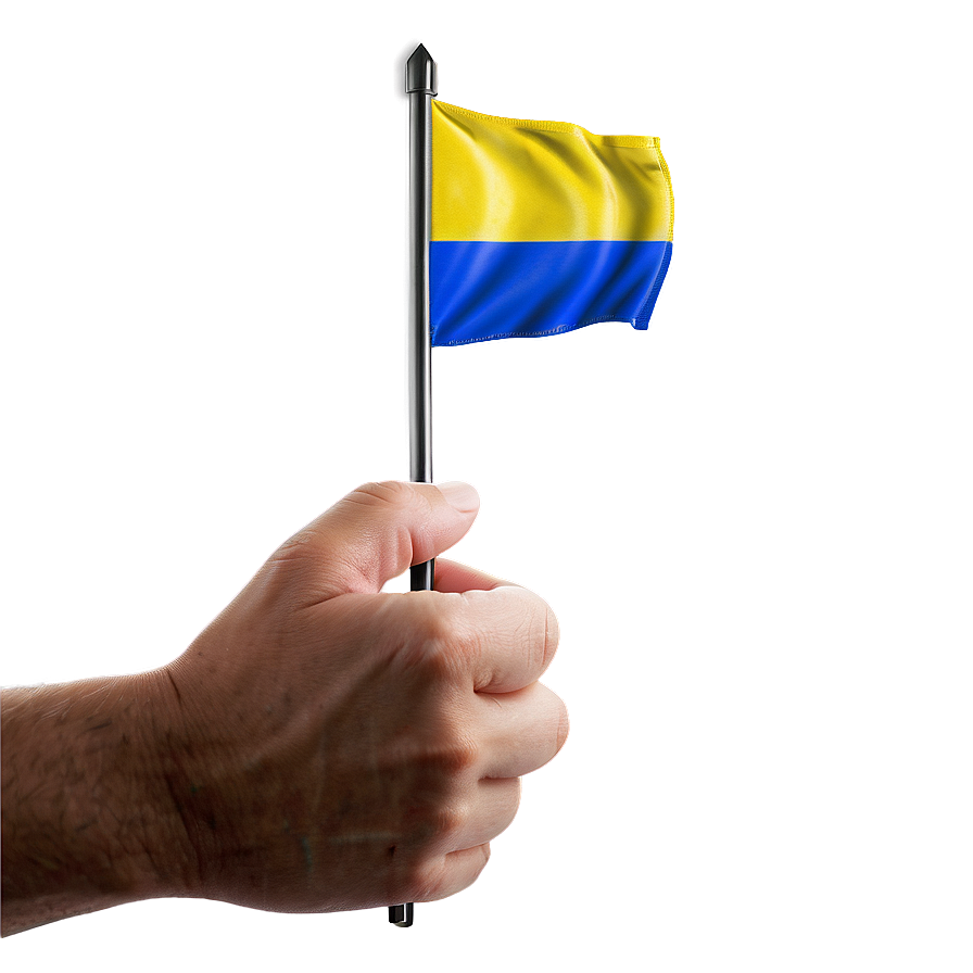 Ukraine Flag In Hand Png 05242024 PNG image