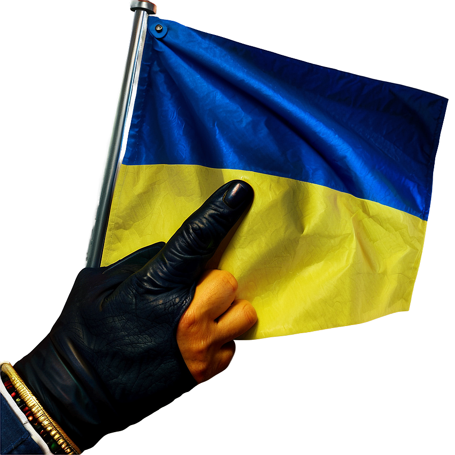 Ukraine Flag In Hand Png 72 PNG image