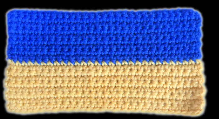 Ukraine Flag Knitted Texture PNG image