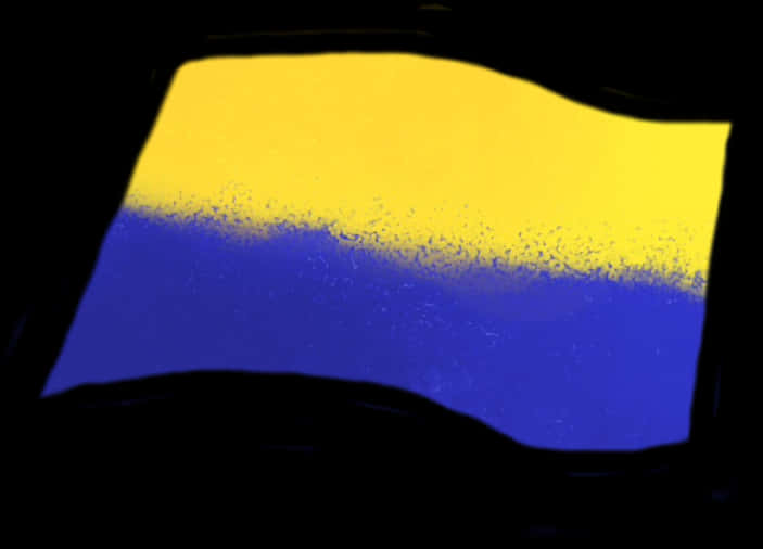 Ukrainian Flag Wavy Texture PNG image