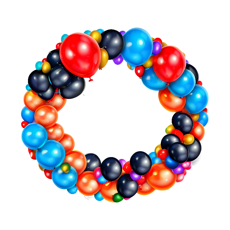 Ultimate Balloon Garland Decoration Png 06282024 PNG image