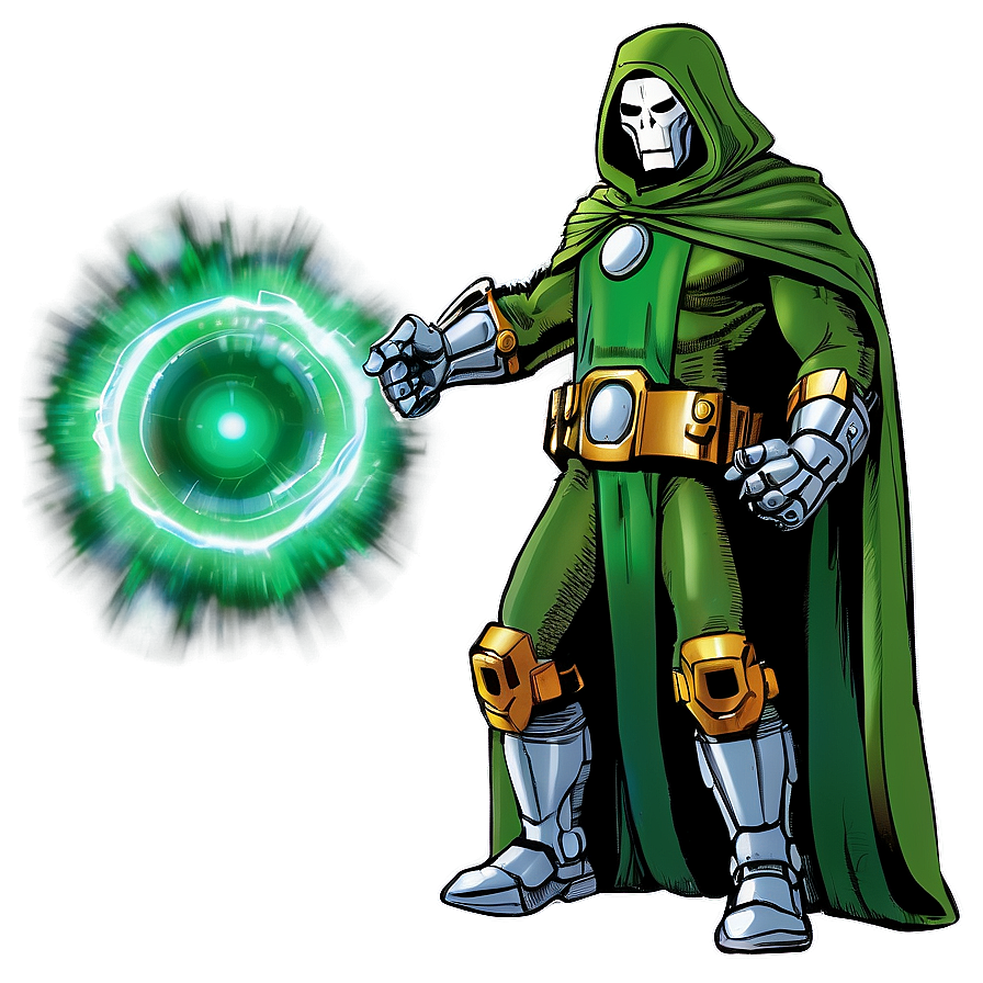 Ultimate Dr Doom Illustration Png Mni PNG image