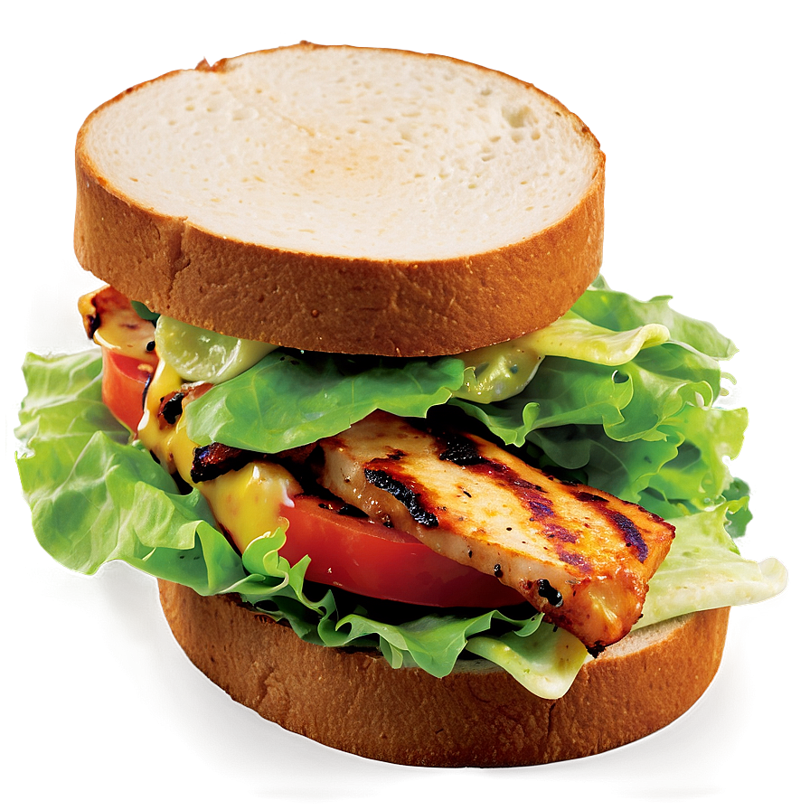 Ultimate Grilled Chicken Sandwich Png 30 PNG image