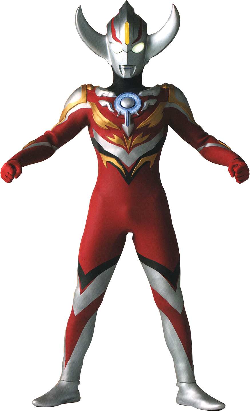 Ultraman Tiga Standing Pose PNG image