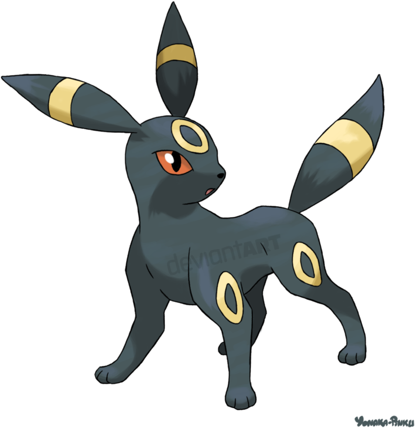 Umbreon Pokemon Artwork PNG image