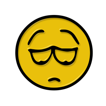 Unamused Yellow Emoji PNG image