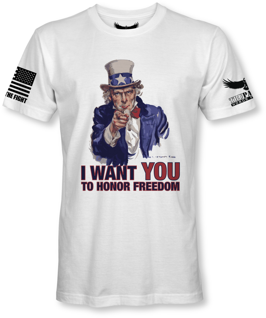 Uncle Sam Freedom T Shirt Design PNG image