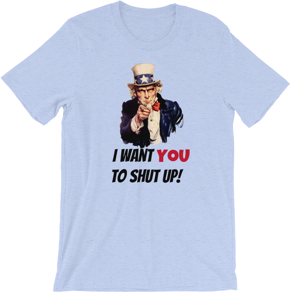 Uncle Sam Parody Tshirt Design PNG image