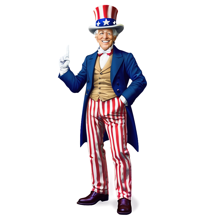 Uncle Sam Patriotic Png 06122024 PNG image