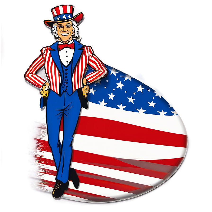 Uncle Sam Stars And Stripes Png 30 PNG image