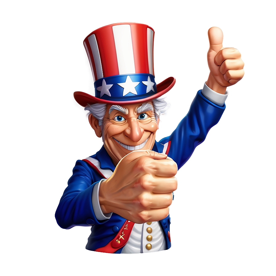 Uncle Sam Thumbs Up Png 43 PNG image