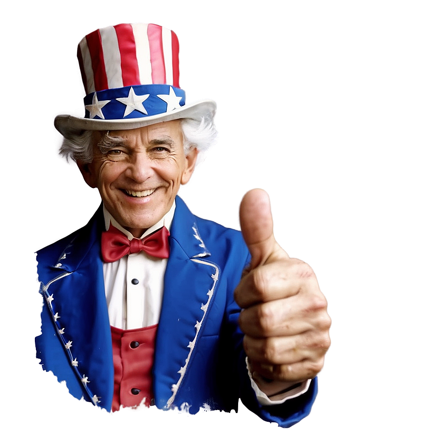 Uncle Sam Thumbs Up Png Raq PNG image