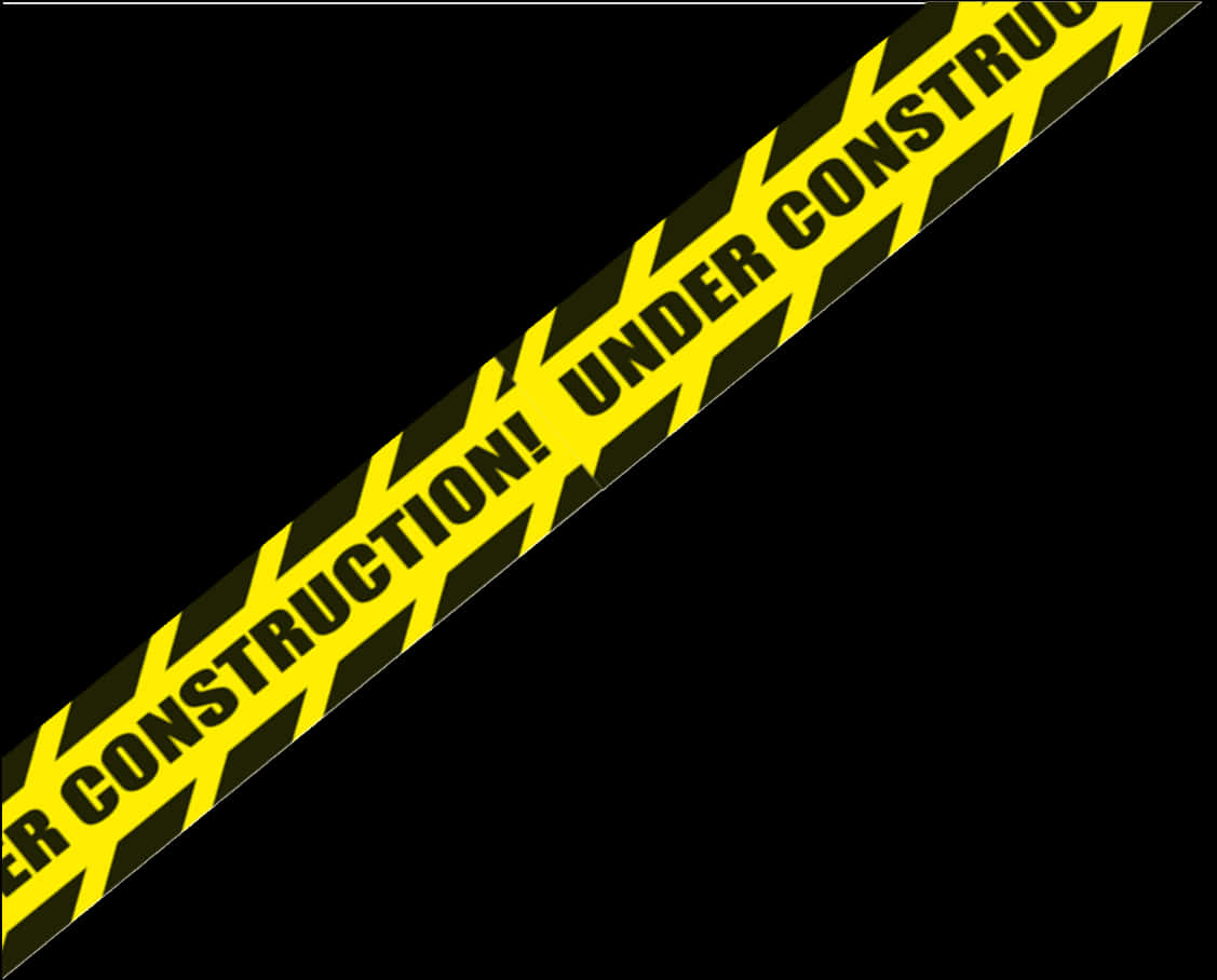 Under Construction Warning Tape PNG image