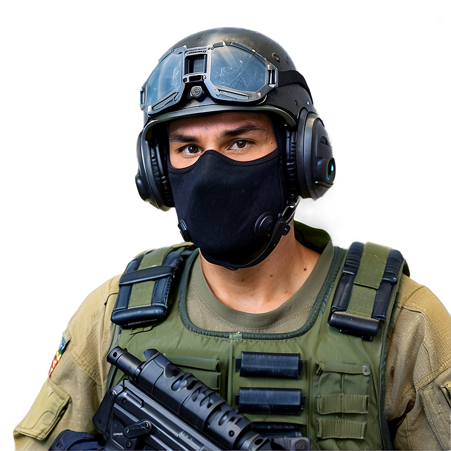 Undercover Swat Agent Png Tkn PNG image