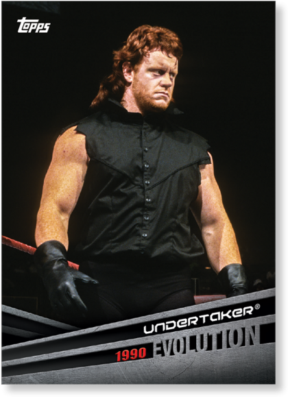 Undertaker1990 Evolution Topps Card PNG image