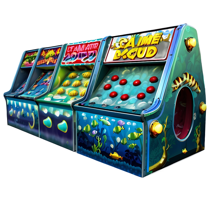 Underwater Arcade Game Png 06282024 PNG image