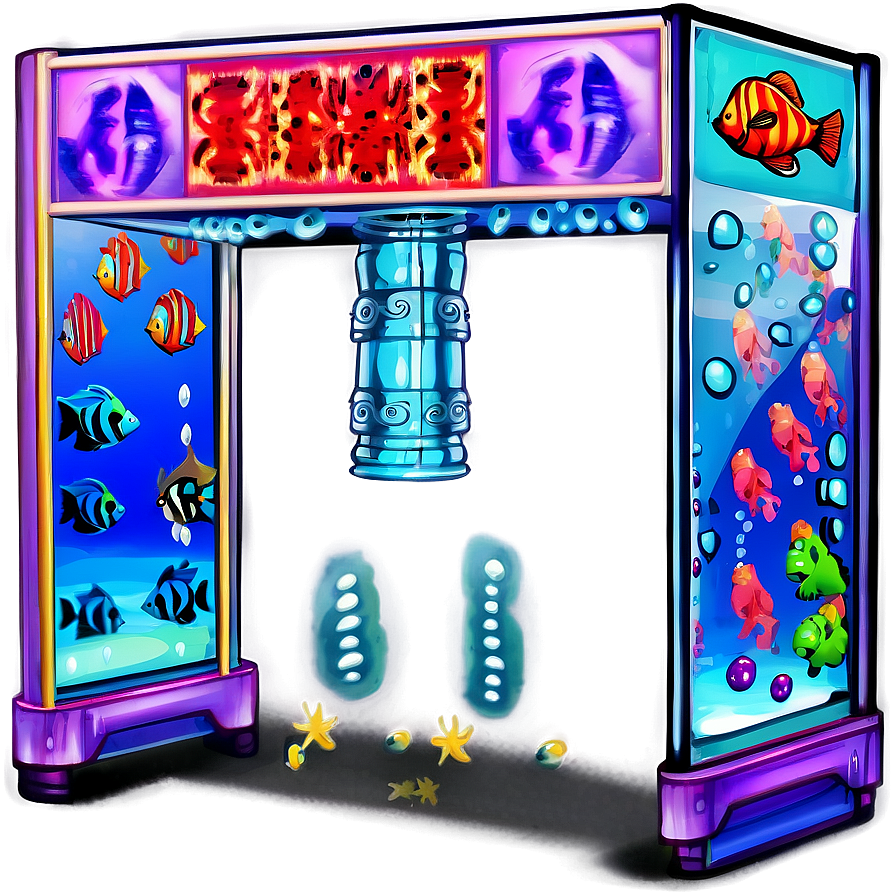 Underwater Arcade Games Png 06292024 PNG image