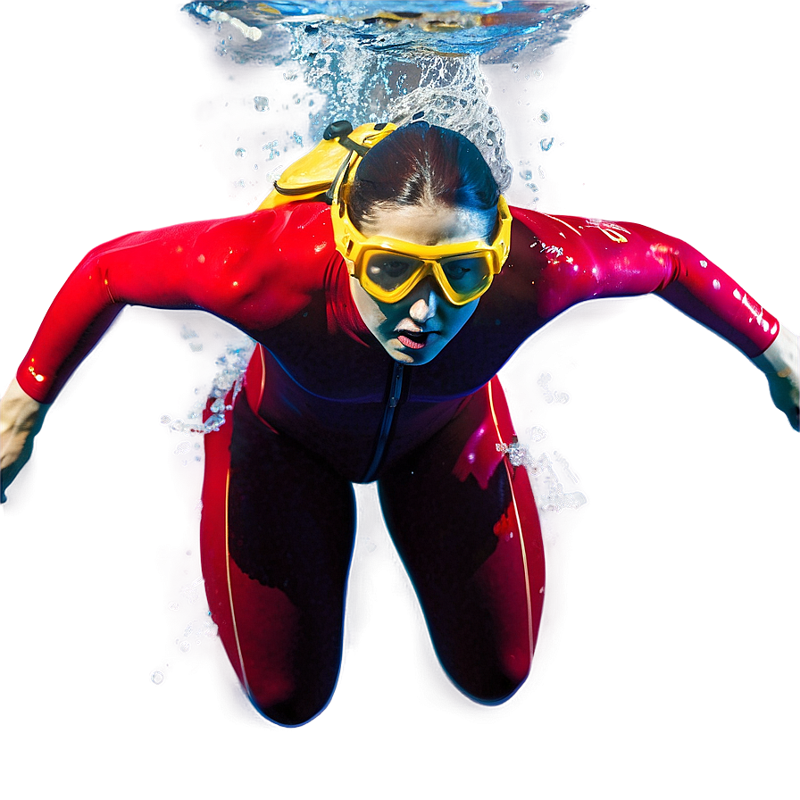 Underwater Swimming People Png 06262024 PNG image