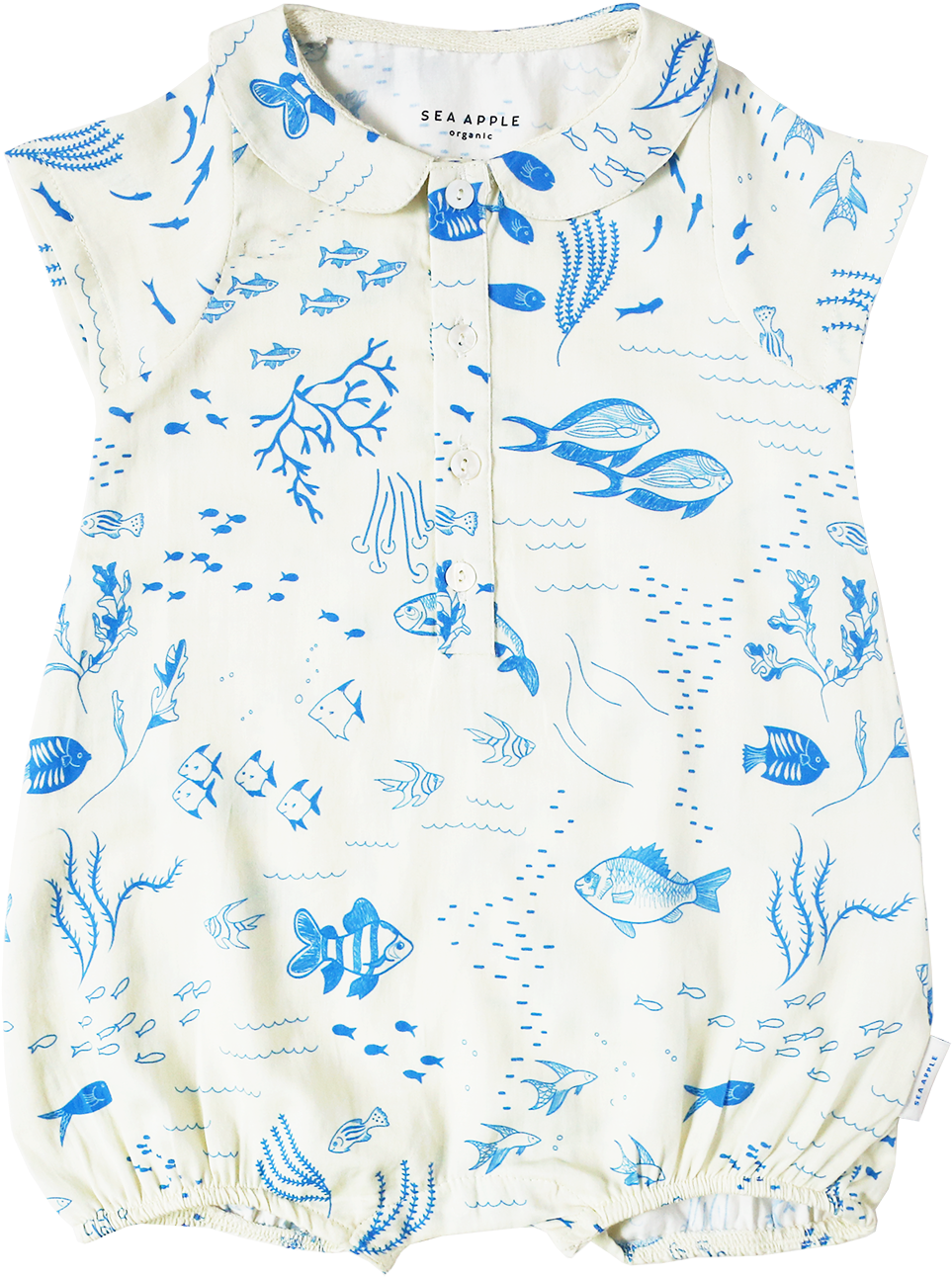 Underwater Themed Baby Romper PNG image
