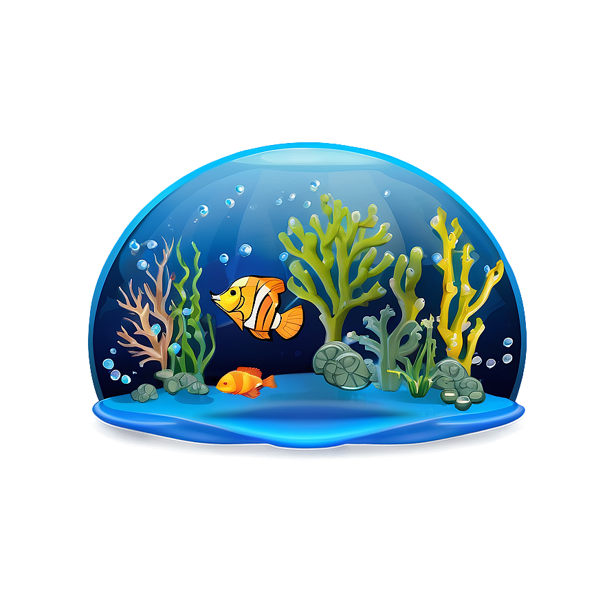 Underwater World Scene Png 05042024 PNG image