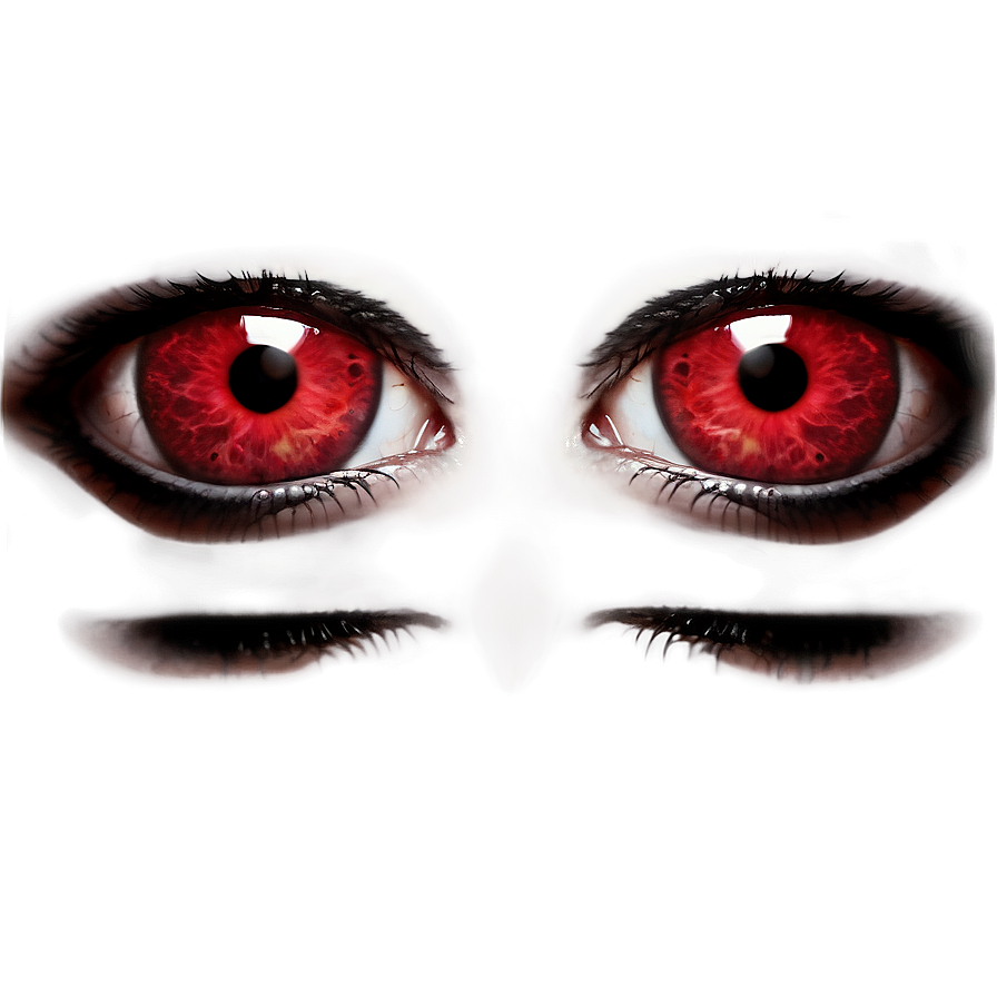 Unearthly Red Eye Glow Png 8 PNG image