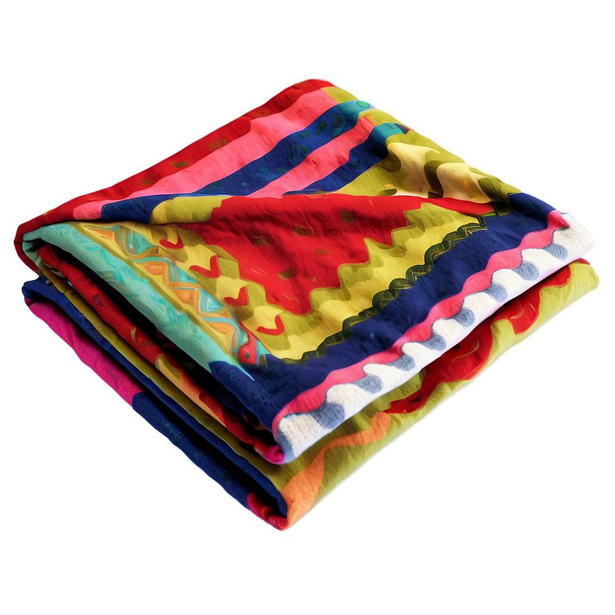 Unfolded Blanket Illustration Png 06282024 PNG image