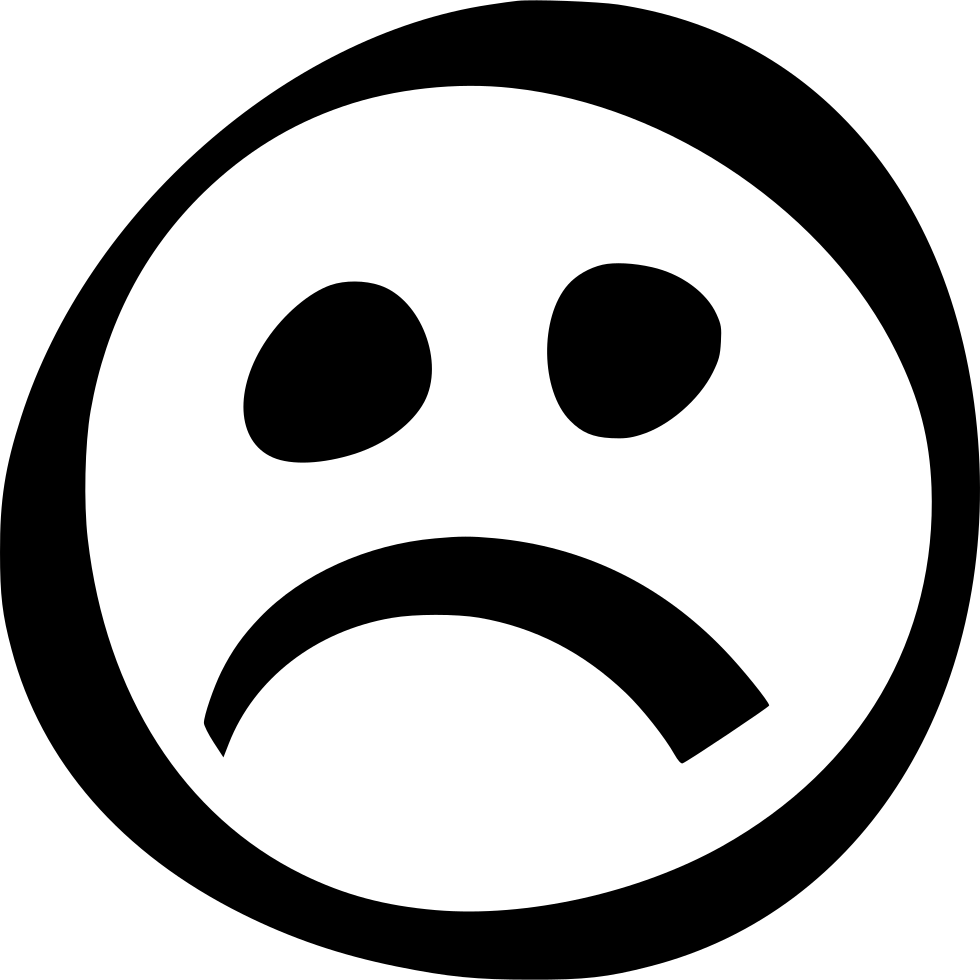 Unhappy_ Face_ Emoji_ Vector PNG image