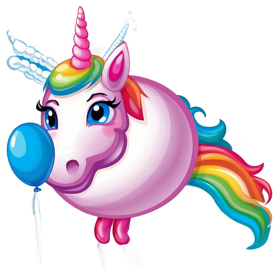 Unicorn Balloon Clipart Png Htc PNG image