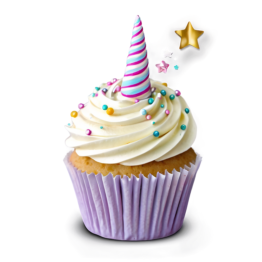 Unicorn Cupcake Png 05032024 PNG image