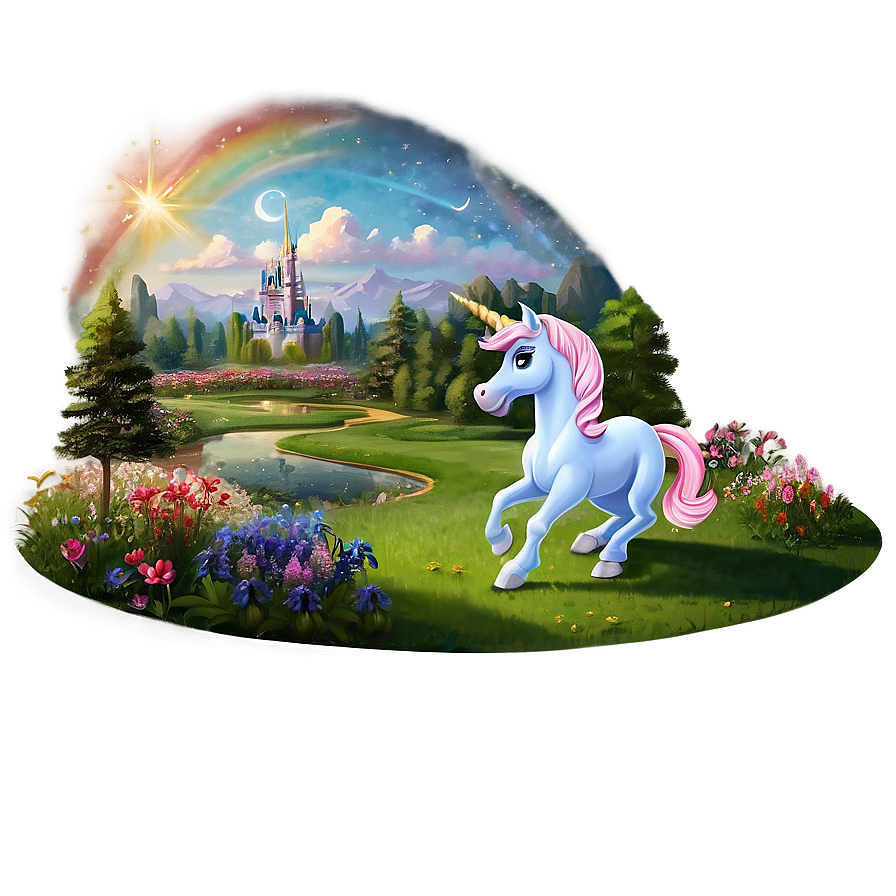 Unicorn Meadow Magic Kingdom Png Jap PNG image