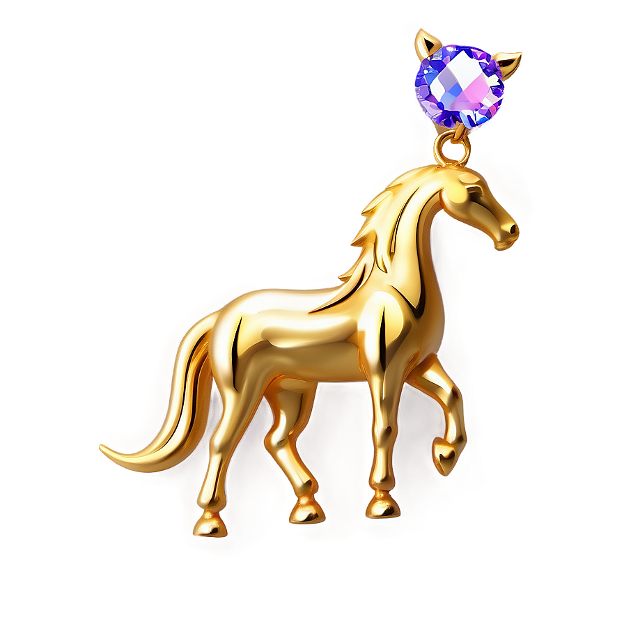 Unicorn Pendant Png 06282024 PNG image